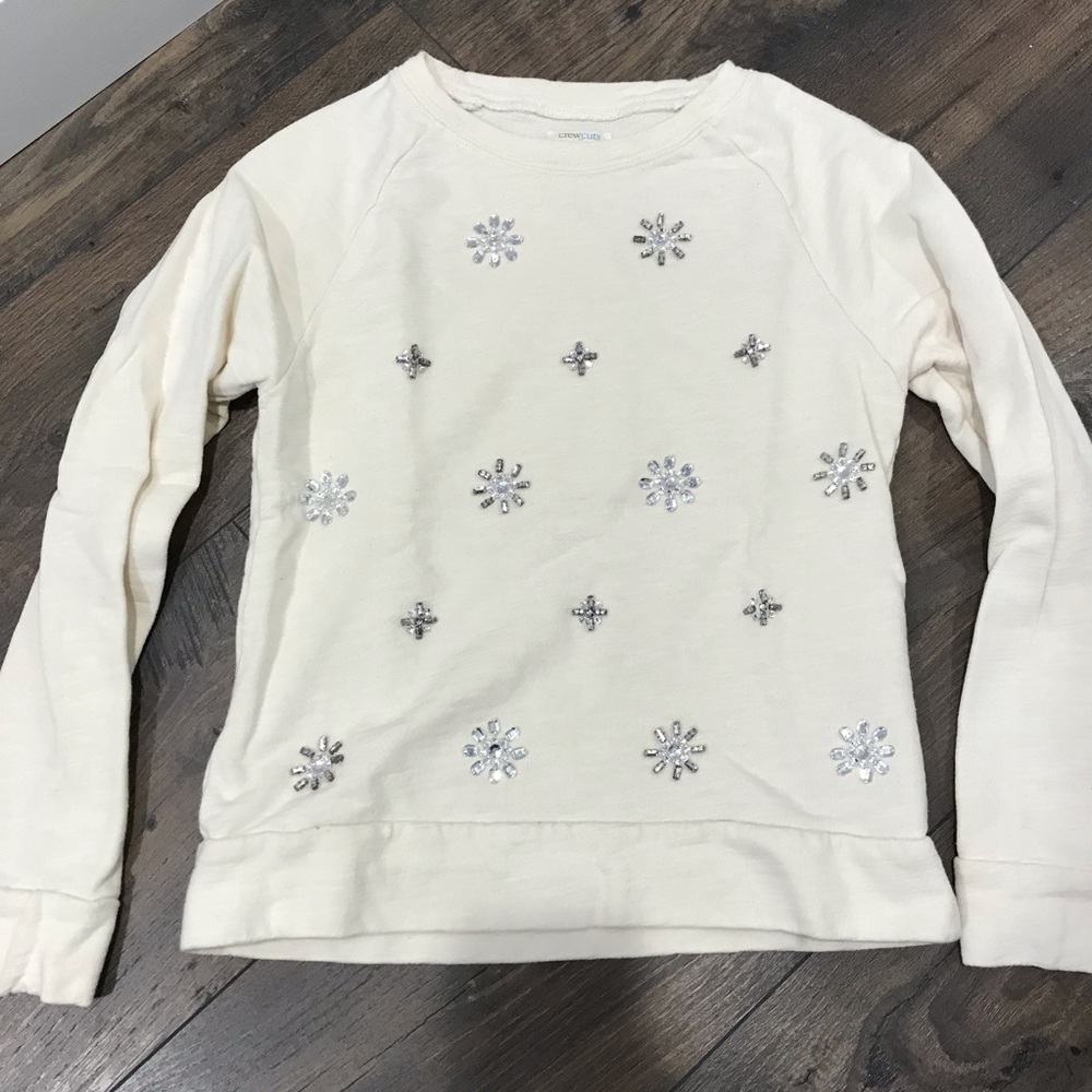J CREW GIRLS CREW CUTS PULLOVER SIZE 14
